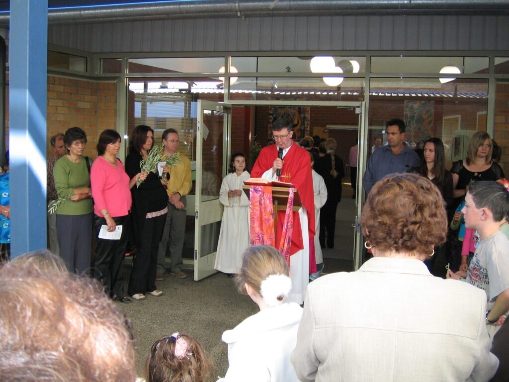 Palm Sunday Mass At Holy Spirit School Hall (2005)